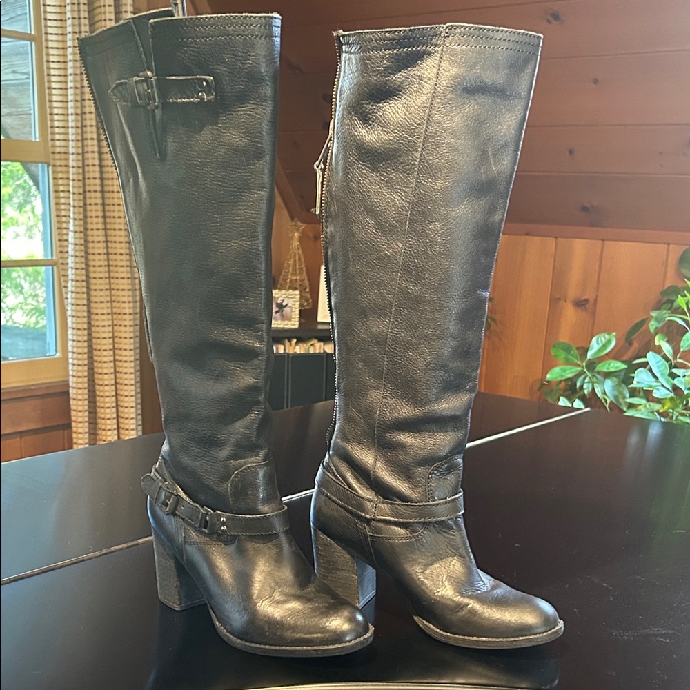 Elegant Black Over the Knee Boots